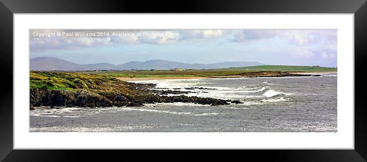County Mayo Coast at Geesala Framed Mounted Print by Paul Williams