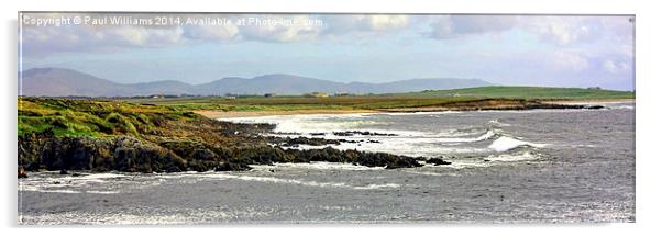 County Mayo Coast at Geesala Acrylic by Paul Williams