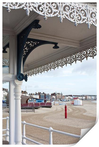 Weymouth seafront Print by Graham Custance