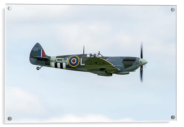 Spitfire Mk IX Acrylic by Gary Eason