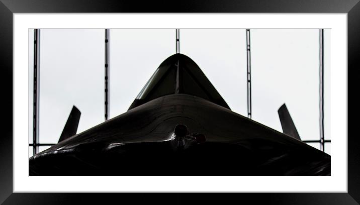 SR-71 Framed Mounted Print by J Biggadike