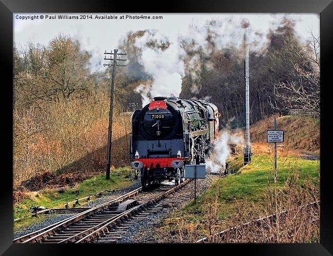 The Mid-Day Scot Framed Print by Paul Williams