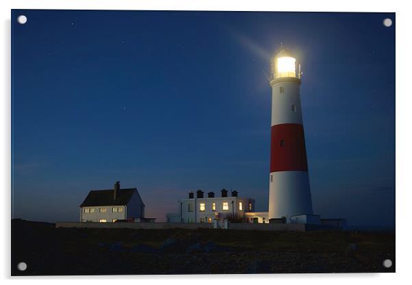 Portland Bill Acrylic by Paul Brewer