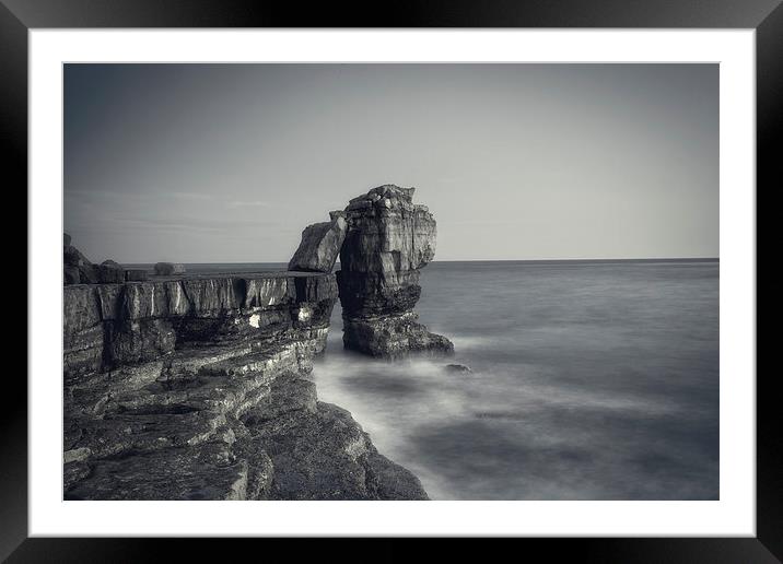 Pullpit Rock at Sunset Framed Mounted Print by Paul Brewer