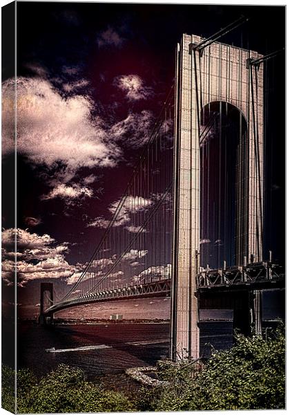 The Verrazano Bridge Canvas Print by Chris Lord