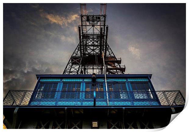 Engine House at the Transporter Bridge Print by Dean Merry