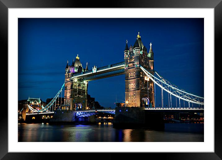 Tower Bridge Evening Framed Mounted Print by Stephen Stookey