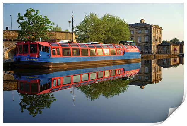 Sheffield Canal Reflections Print by Darren Galpin