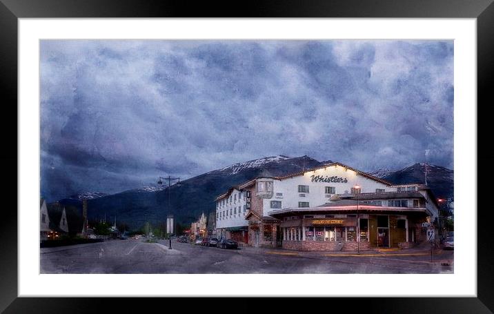 Evening In Jasper Framed Mounted Print by LensLight Traveler
