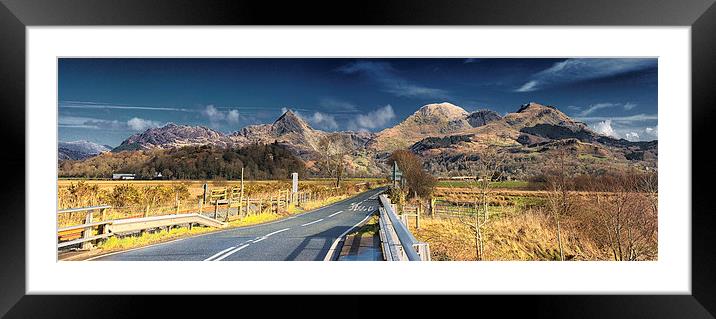 Cnicht & The Moelwyns Framed Mounted Print by Oriel Forest