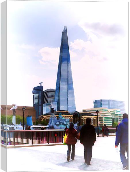 The Shard, London. Canvas Print by Catherine Joll