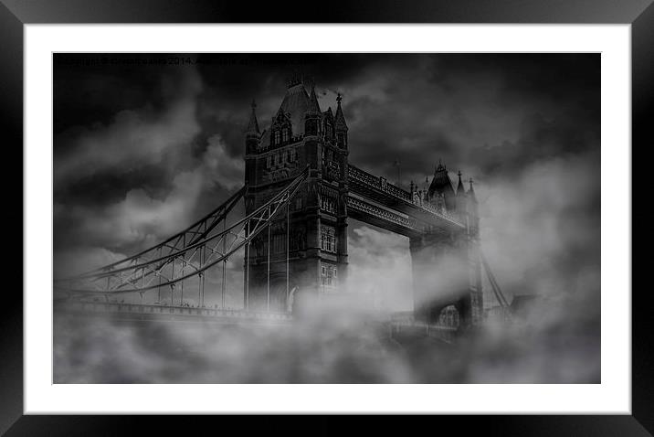 Tower Bridge 1894 London Framed Mounted Print by stewart oakes