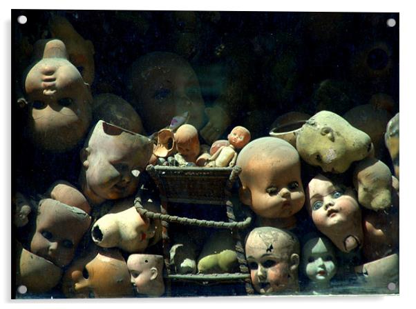 The Doll Hospital Acrylic by Stephen Maxwell