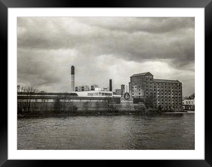 Old factory Framed Mounted Print by Jon Mills