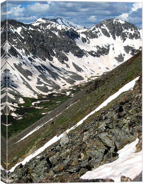 The Summit Ridge Canvas Print by Steve Bieberich