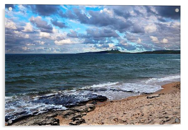 Embleton Bay Shoreline Acrylic by Tony Johnson