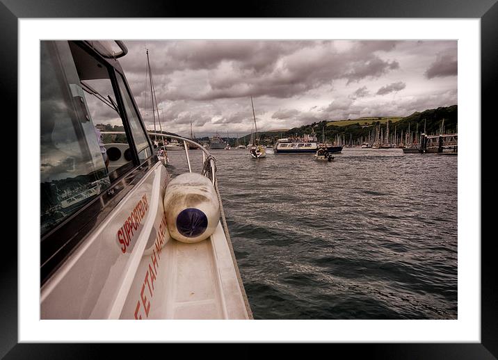 Wet Wheels Boat Trip, Dartmouth Framed Mounted Print by Jay Lethbridge