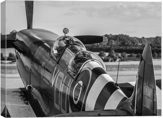 Grace Spitfire Canvas Print by Keith Campbell
