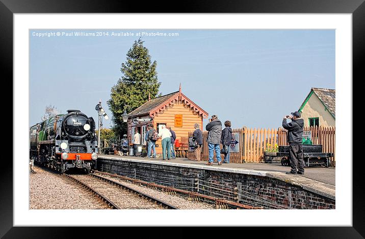 Enthusiasts Young and Old Framed Mounted Print by Paul Williams