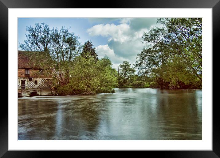Harnham Mill Framed Mounted Print by Val Saxby LRPS