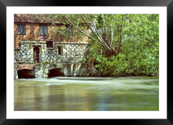 The Mill Framed Mounted Print by Val Saxby LRPS