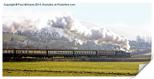 Glorious Steam Train 2 Print by Paul Williams
