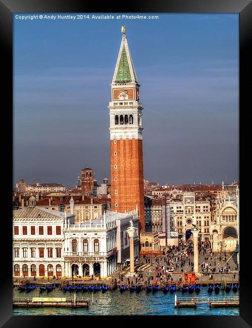 St Marks Venice Framed Print by Andy Huntley