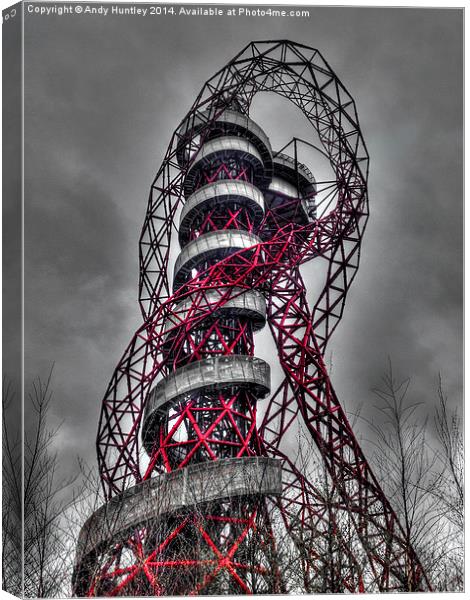 The ArcelorMittal Orbit Canvas Print by Andy Huntley