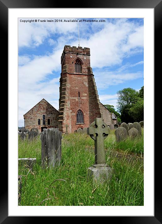 Holy Cross Church, Woodchurch, Wirral, UK Framed Mounted Print by Frank Irwin