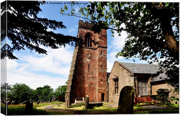 Holy Cross Church, Woodchurch, Wirral, UK Canvas Print by Frank Irwin