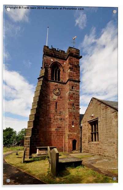 Holy Cross Church, Woodchurch, Wirral, UK Acrylic by Frank Irwin