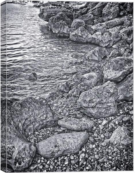 Rocky waters 1 Canvas Print by Emma Ward