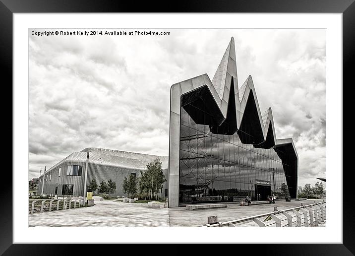 Glasgow Riverside Museum, Scotland Framed Mounted Print by Robert Kelly