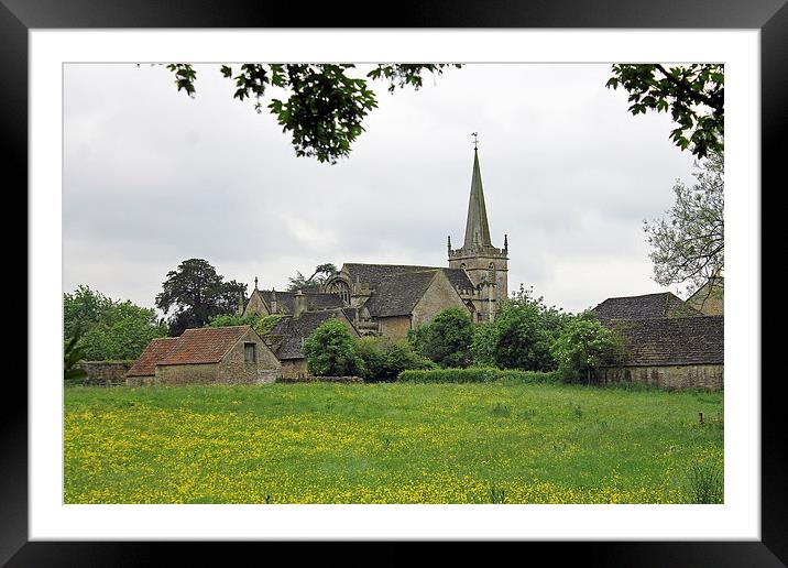 St Cyriacs Church Framed Mounted Print by Tony Murtagh