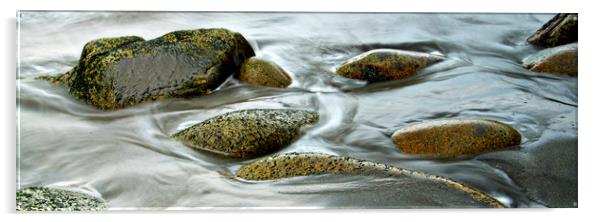 Shoreline Swirls Acrylic by Karl Butler