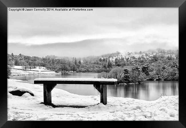 The Rydalwater Bench Framed Print by Jason Connolly