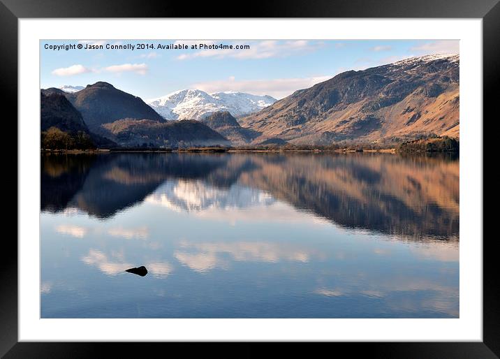 Derwentwater And Borrowdale Framed Mounted Print by Jason Connolly