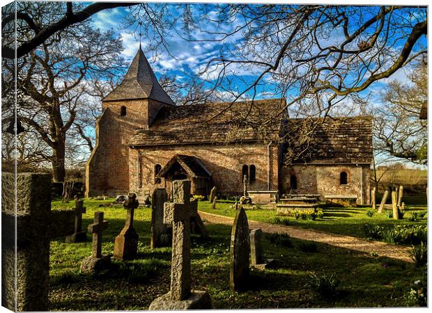 St Peters Church, Twineham, West Sussex, England Canvas Print by Peter McCormack