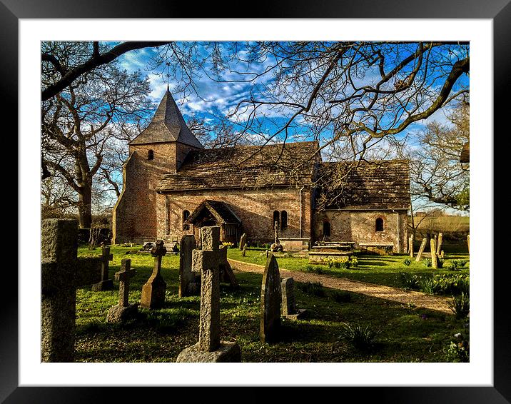 St Peters Church, Twineham, West Sussex, England Framed Mounted Print by Peter McCormack