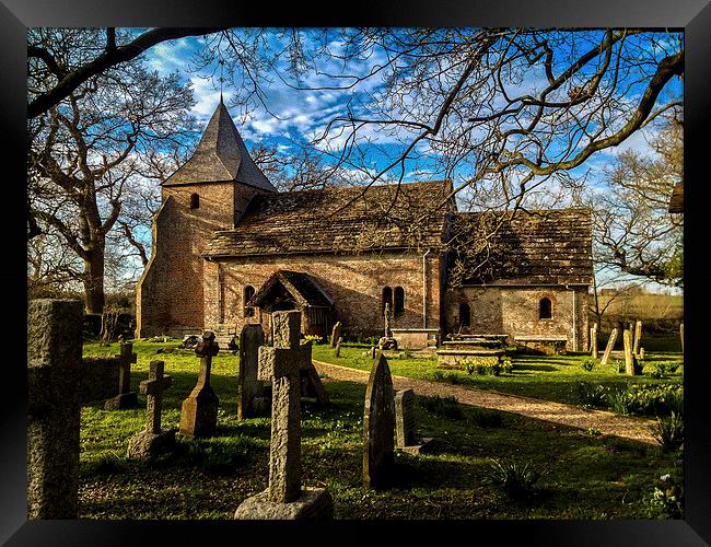 St Peters Church, Twineham, West Sussex, England Framed Print by Peter McCormack