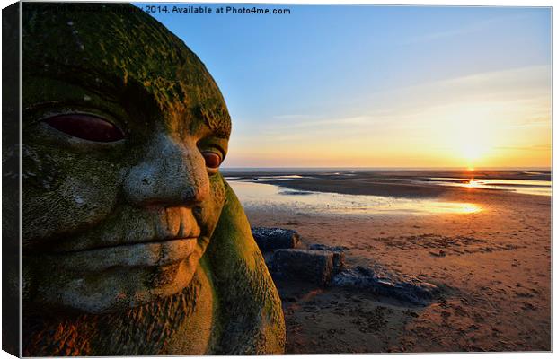 The Cleveleys Ogre Canvas Print by Jason Connolly