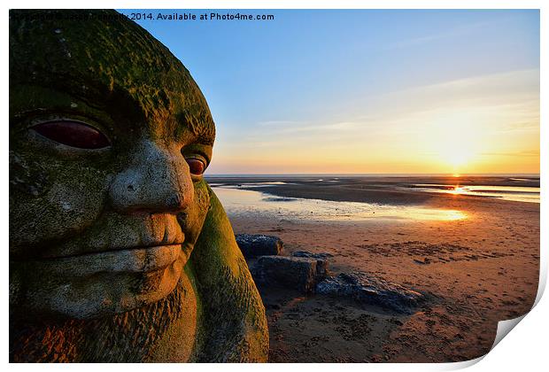 The Cleveleys Ogre Print by Jason Connolly