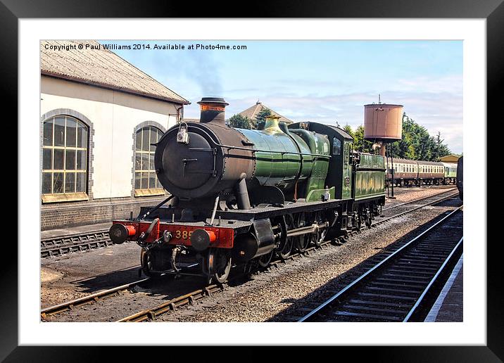 GWR Freight Locomotive Framed Mounted Print by Paul Williams