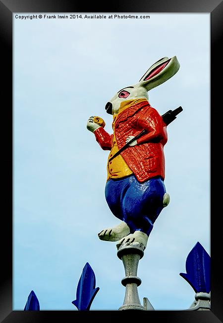 The March Hare from the themed bandstand Framed Print by Frank Irwin