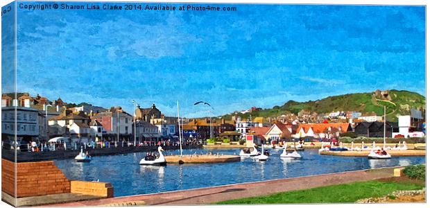 Hastings old town Canvas Print by Sharon Lisa Clarke