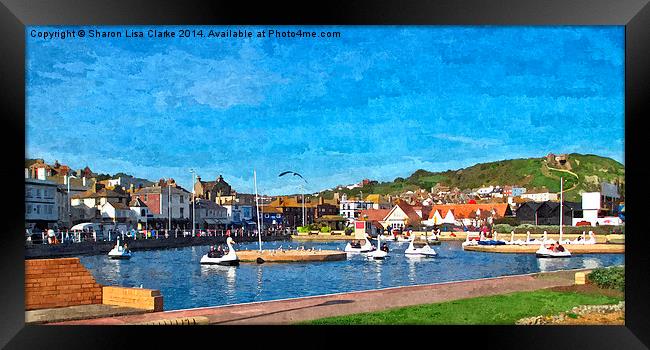 Hastings old town Framed Print by Sharon Lisa Clarke