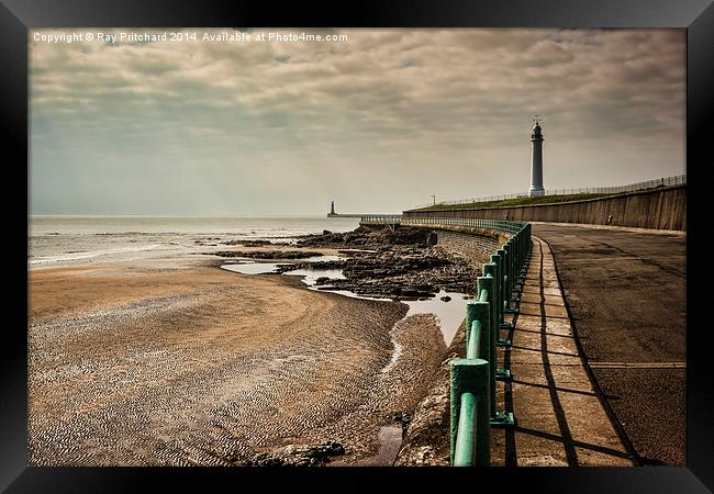 Walk Along Roker Seafront Framed Print by Ray Pritchard