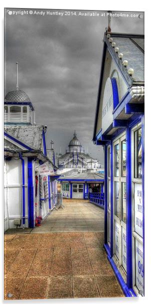 Eastbourne Pier Acrylic by Andy Huntley