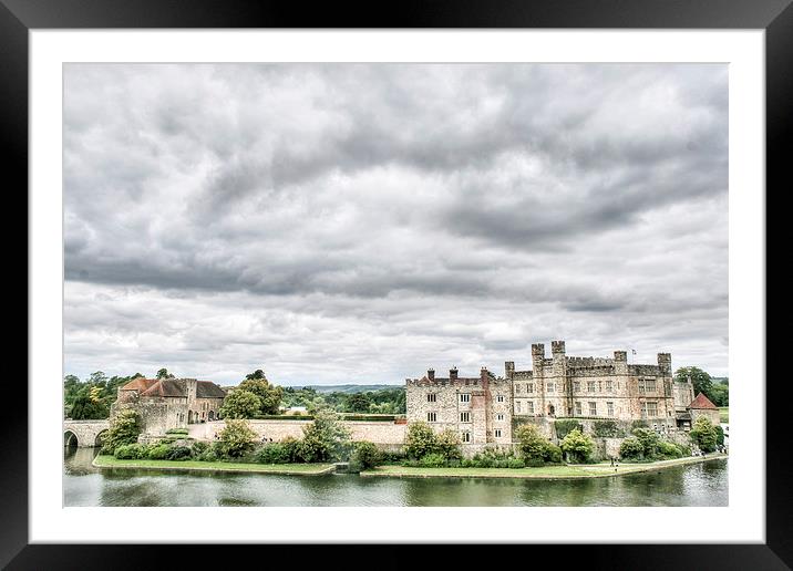 Leeds Castle Framed Mounted Print by Diane Griffiths