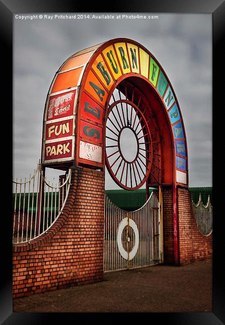 Derelict Fun Park Framed Print by Ray Pritchard